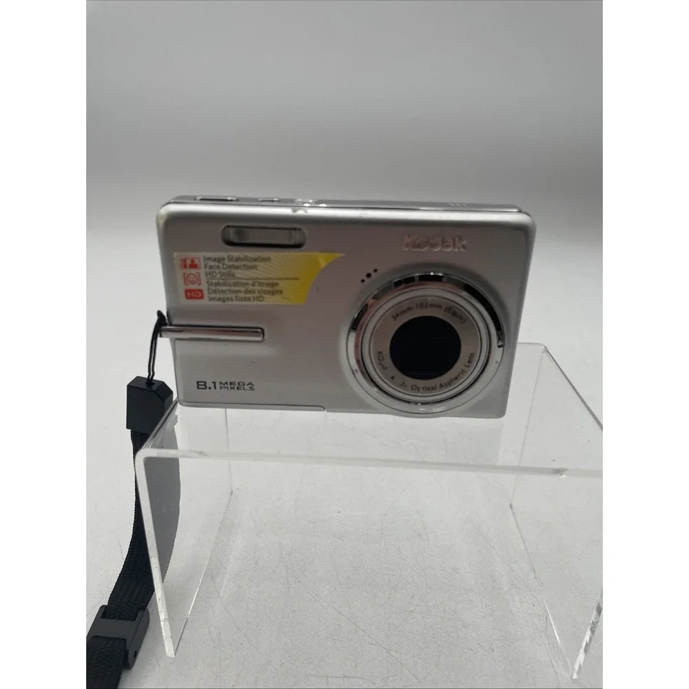 Kodak EasyShare M893 IS 8.1MP Digital Camera+New Battery+Charger+SD Card-TESTED